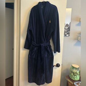 Polo by Ralph Lauren Navy Blue Robe